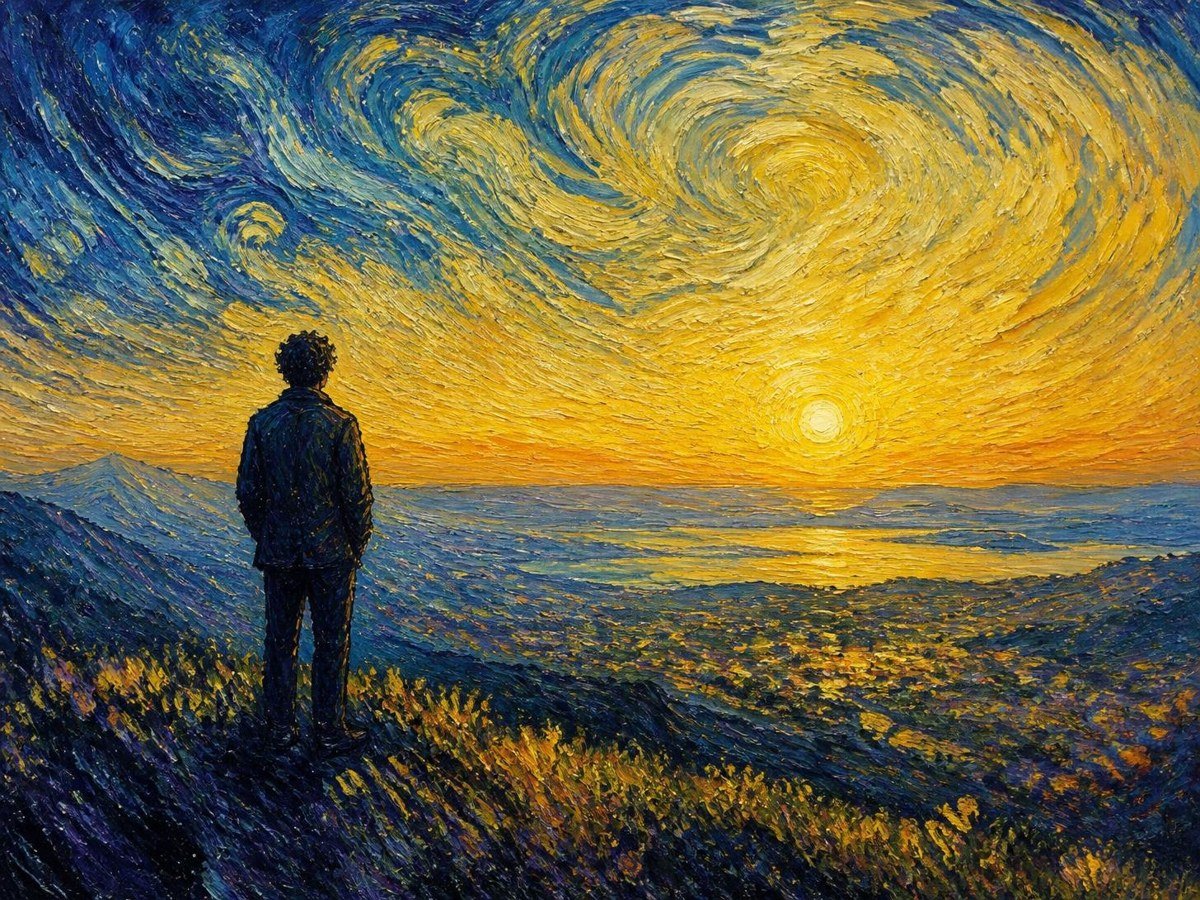 Painting for Where Does Awareness Begin?